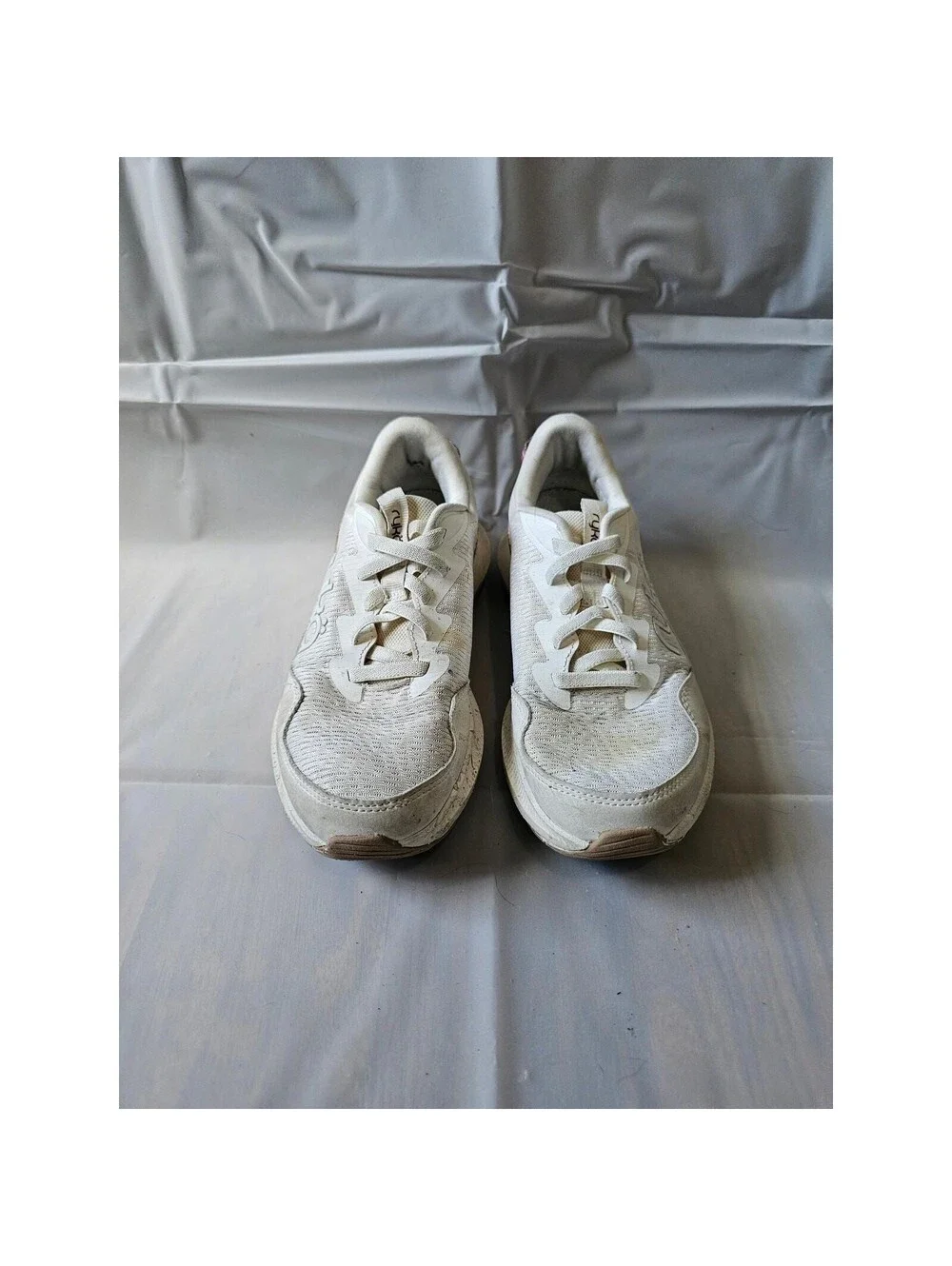 Ryka Athletic Shoes Women’s 7.5 White Maroon Running Training Sneakers